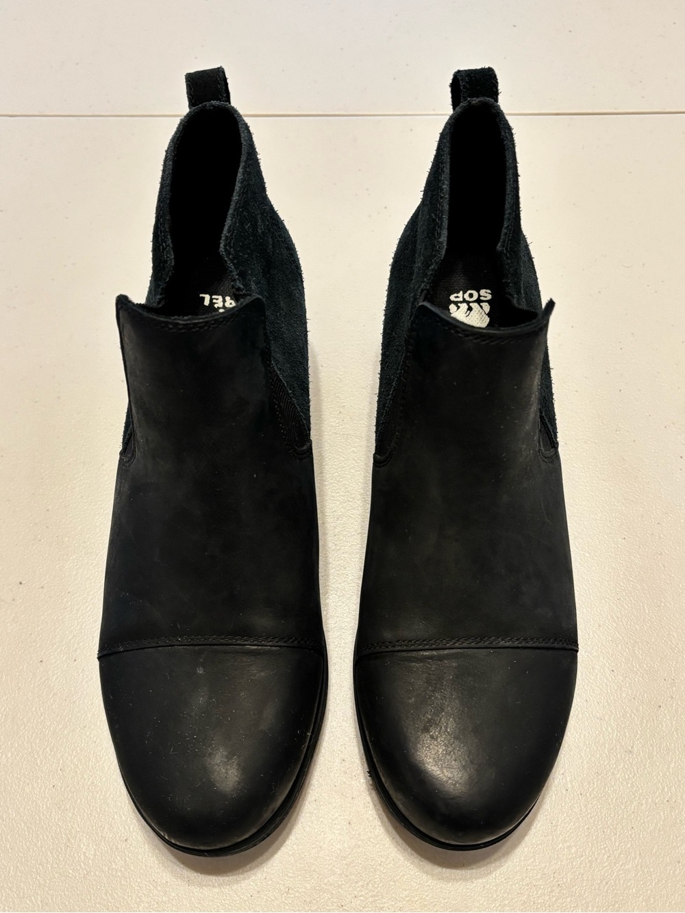 Sorel Black Women’s Joan Artic Wedge Bootie 9